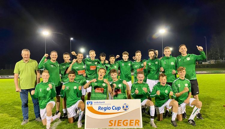 Gratulation an unsere B Junioren, Sieger des VoBa Regio Cup 2021